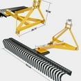 thumbnail image 2 of WildBreak 60" Tractor Rake, Attached by 3 Points, with Hard Rake Body, Yellow & Black, 2 of 6