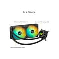 thumbnail image 2 of ASUS TUF Gaming LC 240 ARGB all-in-one liquid CPU cooler (Aura Sync, dual TUF 120mm ARGB radiator fans with fan blade groove design), 2 of 4