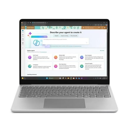 Microsoft Surface Laptop 13" Touchscreen Copilot  PC, Qualcomm Snapdragon X Plus 3.2GHz, 24GB RAM, 1TB SSD, Windows 11 Pro, Platinum