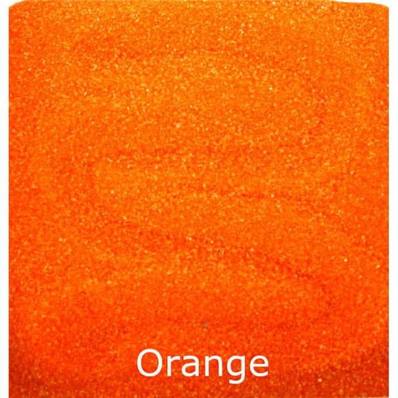 Scenic Sand 514-35 25 lbs Activa Bag of Bulk Colored Sand, Orange