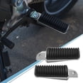 thumbnail image 3 of Unique Bargains Pair Aluminum Alloy Black Rubber Non-slip Motorcycle Rear Foot Pedal for Yamaha, 3 of 3