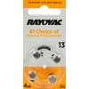 Rayovac Hearing Aid Battery, 13, 4 Pack