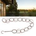 thumbnail image 1 of Rain Chain, Exquisite Drainage Function Round  Wind Chime Hook Installation  for Gutters for Balcony, 1 of 7