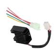 thumbnail image 3 of Ouitble Regulador de Voltaje de Motocicleta, rectificador de Voltaje de Motocicleta Rectificador de regulador de Voltaje de 4 Cables para Motocicleta Barco Motor ATV GY6 50 150cc Scooter, 3 of 5