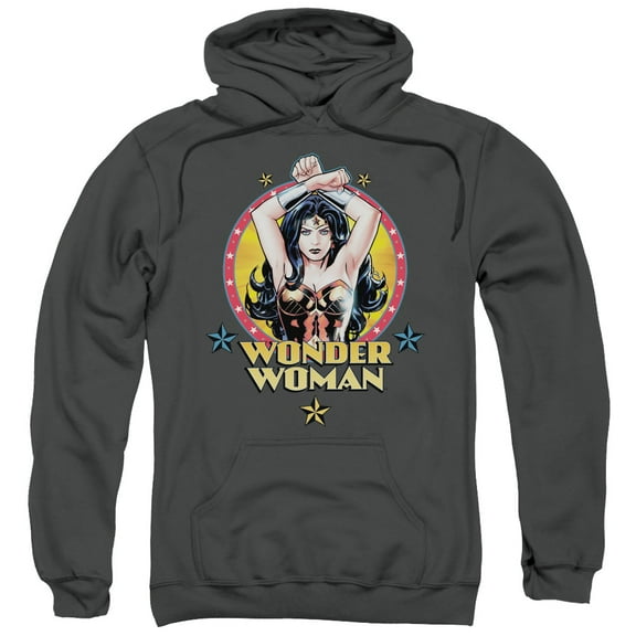 Jla - Powerful Woman - Pull-Over Hoodie - Large