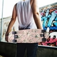 thumbnail image 7 of 44"x10" Skateboard Grip Tape Protector Sheets Nonslip Protection Griptape Sheet for Outdoor Sports Small White and Pink Flowers, 7 of 7