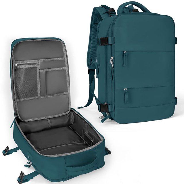 Mochila Escolar Ndcxsfigh Set2544873 Pavo Real Azul