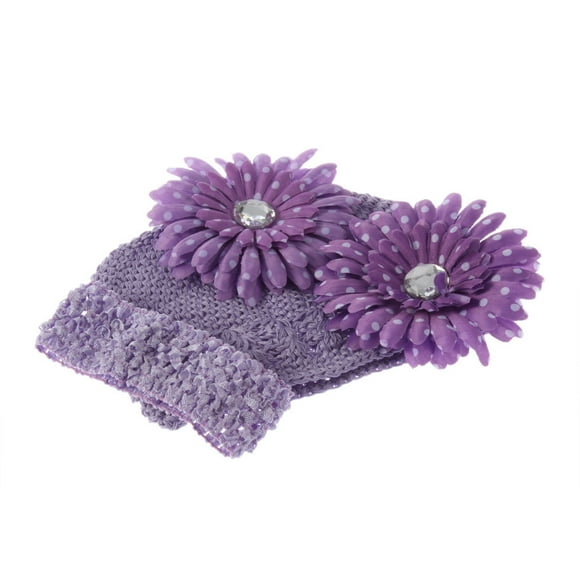 Nouveau! Chapeau de Bébé avec Pinces à Fleurs Marguerites et Bandeau