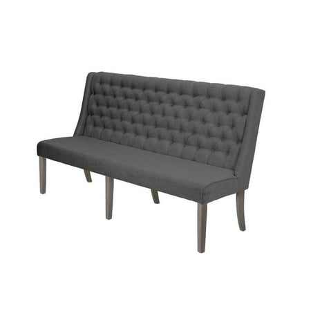 Best Quality Furniture Upholstered Double Dining Bench/Banquette, Multiple Finishes
