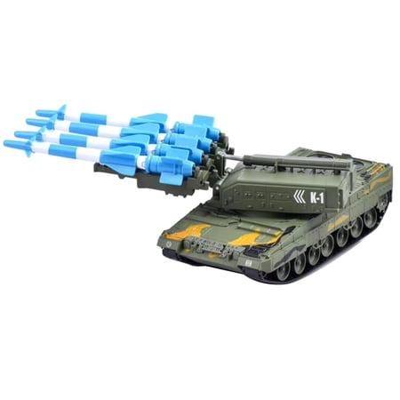 APPLAYERR Desk Decor Air Defense Missile Tank Model, Military Series Replica for Tank Lovers & Collectors