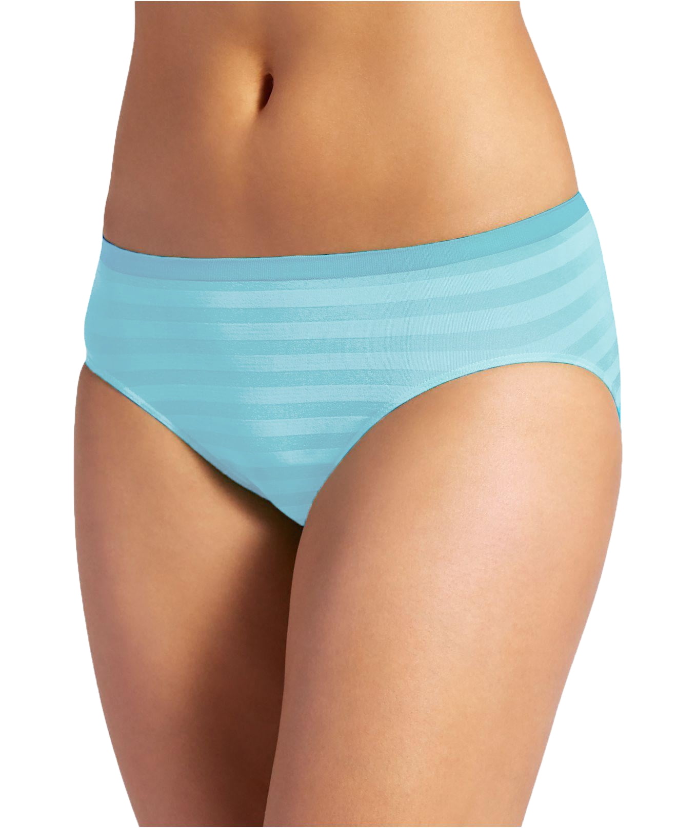Jockey Jockey Womens Seamfree Matte and Shine HiCut Panties (Mint