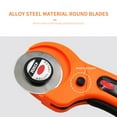 thumbnail image 3 of 45mm Round Rotary Cutter with 5PCS Rotary Cutter Blades Safety Lock Sewing Rotary Cutter Craft, 3 of 8