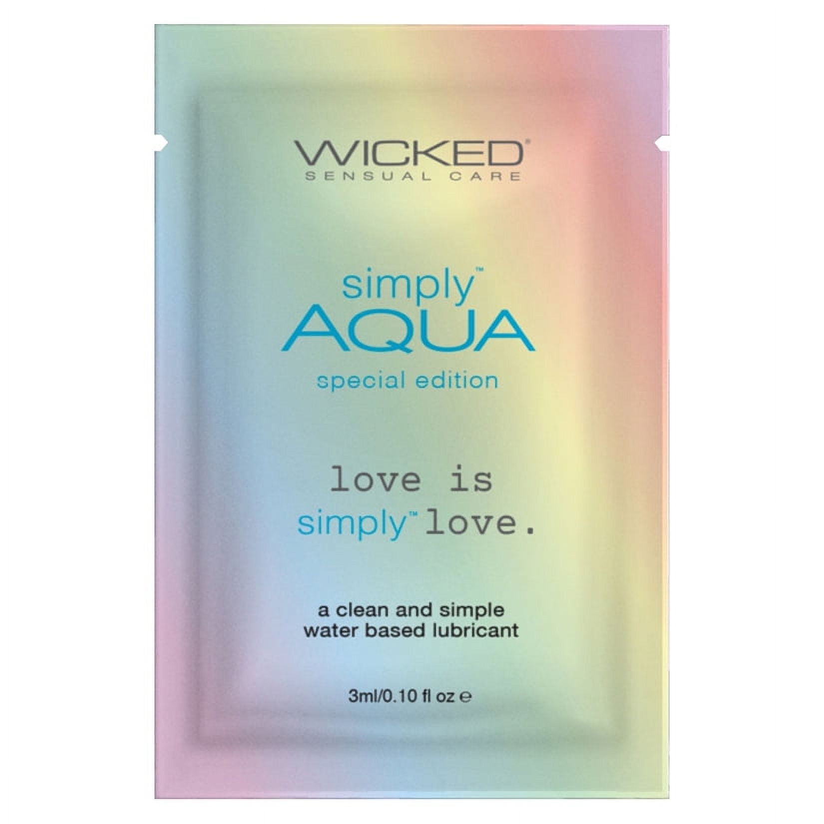 Wicked Sensual Care Simply Aqua Water Based Lubricant - 2.3 oz - Walmart.com Wicked Sensual Care Simply Aqua Water Based Lubricant - 2.3 oz - Walmart.com
