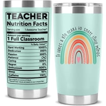 Teacher Gifts for Women Men - Teacher Appreciation Gifts - It Takes A Big Heart To Shape Little Minds - Best Teacher Gifts from Students - Thank You Teacher Gifts for Women - 20oz Insulated Tumbler