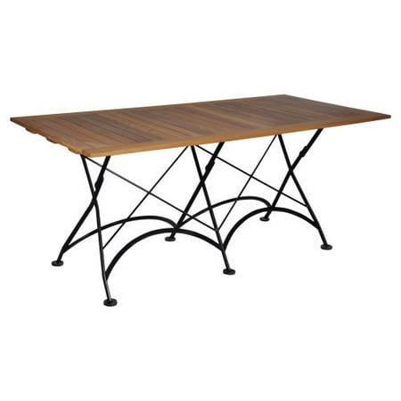 Furniture Designhouse Rectangular European Cafe Folding Table - 32 x 72 in.