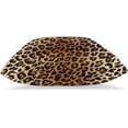 thumbnail image 3 of Leopard Throw Pillow Cover 20 X 20 Inch Pack of 2, Cheetah Print Pillow Covers Square Cushion Faux Animal Skin Pillowscase for Bedroom Home Sofa Decoration, 3 of 4