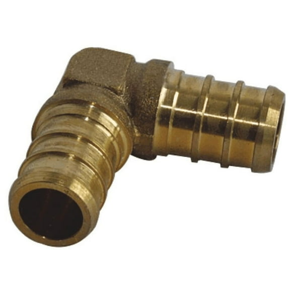 1/2" PEX Brass 90 Degree Elbows - 25 Pack