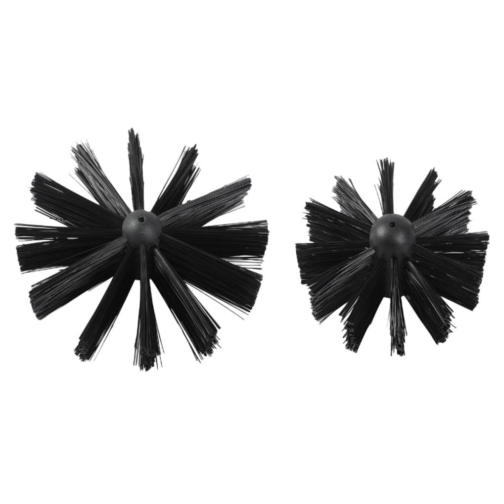 Milisten Chimney Cleaning Set Chimney Cleaning Brush Black Plastic 2Pcs