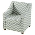 thumbnail image 1 of Linon Alexandria Chaise en Bois Rembourrée en Gris, 1 of 2