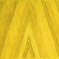 thumbnail image 1 of Ahgly Company Indoor Square Abstract Yellow Contemporary Area Rugs, 6' Square, 1 of 4
