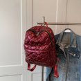 thumbnail image 3 of Bolso Mochila informal de moda, mochila de nailon acolchada, grande para viaje, mochila para mujer y niña, 3 of 8