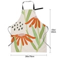 thumbnail image 6 of XMXT 1 Pcs Waterproof Kitchen Cooking Apron, Graceful Floral Plants Adjustable Aprons for Women Men with Pockets, 6 of 9