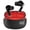 Red, variant on STUDIO PRO by FISHER Active Pro TWS Bluetooth In-Ear Earbuds with Mics and LED Charging Case, ANC, up to 20 Hours Play Time, IPX4 Sweatproof , Navy Blue