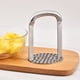 thumbnail image 4 of Machacador de Papas, Prensa de Alimentos Multifunción, Diseño de Orificio Hueco, Agarre Comodo, para Papas, Ajo, Frutas, Verduras y Comida para Bebés, Fácil de Limpiar, Juego de Una Pieza, 4 of 7
