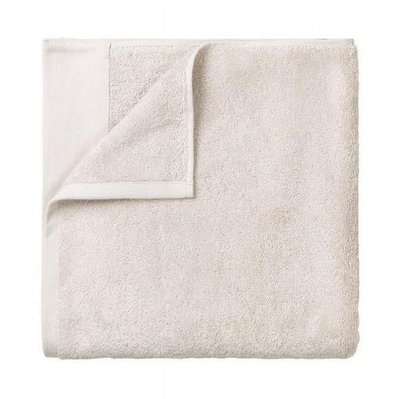 Blomus 69249 39 x 79 in. Riva Organic Terry Bath Towel, Moonbeam