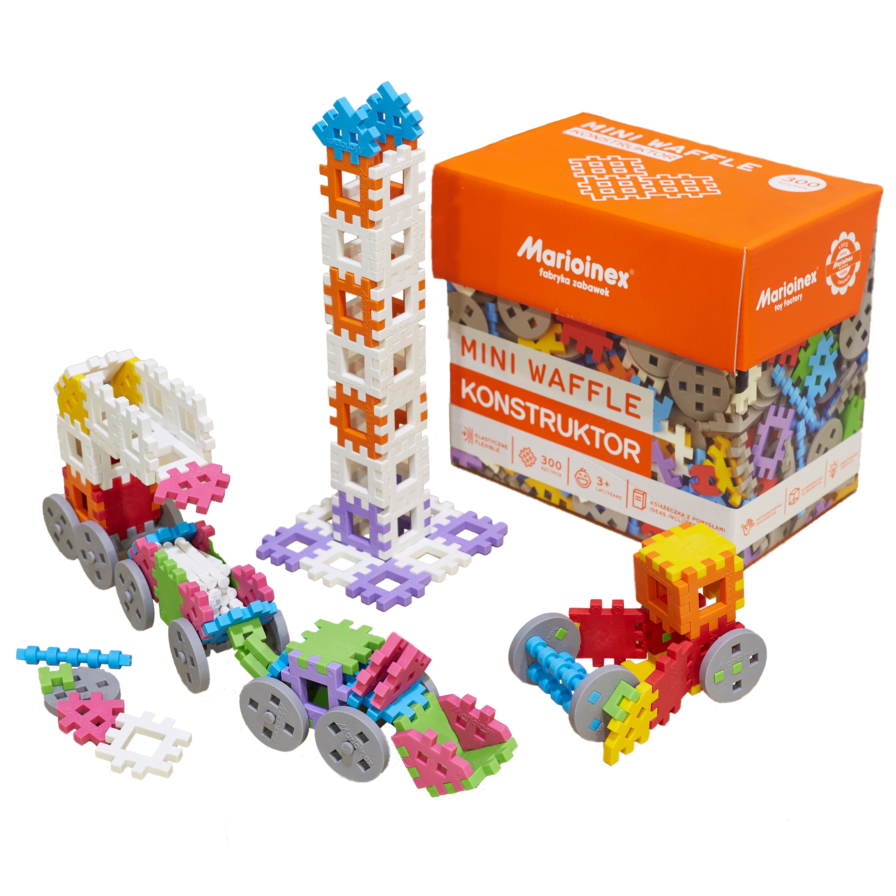 ECR4Kids Mini Waffle Blocks Konstructors - 300 Piece - Walmart.com - Walmart.com