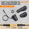 thumbnail image 4 of Zeekpowa Thumb Throttle Twist Throttle for Bafang BBS01B/BBS02B/BBS-HD Mid Drive Motors 3-Pin Female Connector eBike Conversion Kit Accessory, 4 of 7