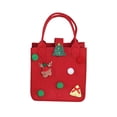 thumbnail image 3 of Bolsas de regalo navideñas, organizador de aperitivos, ligeras, para regalos navideños Rojo, 3 of 9