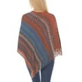 thumbnail image 3 of White Mark Poncho en Tricot à Franges pour Femme, Taille Unique, 3 of 5