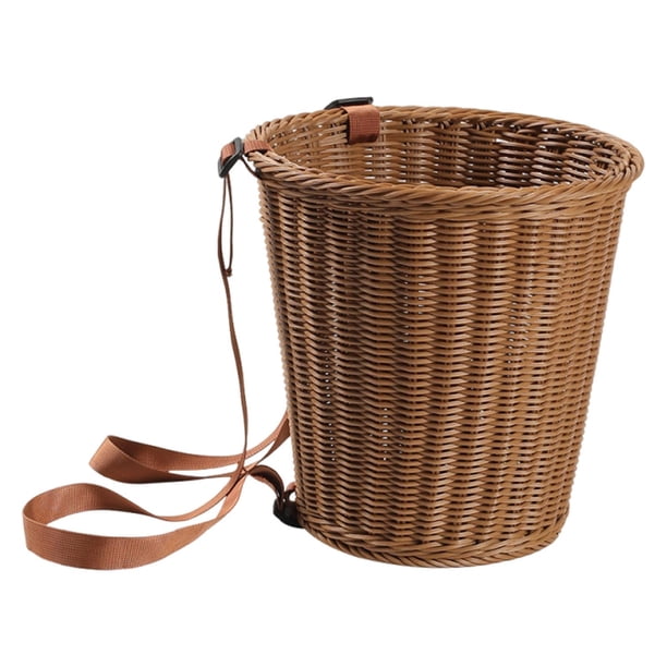 Cesta de recolección de frutales tejida a mano, resistente y multiusos para acampar, usar en granja, plantar, ir de o en el jardín.