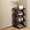 Black#3, variant on Plastic Folding Shoe Rack - Space Saving Storage Cabinet for Home, Dorm, Office - No Installation Required, Black Organizer
