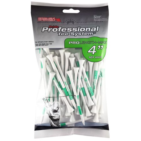 UPC: 0048929194226 | Pride Professional ProLength Max Wood Golf Tee   4 inch  White  50 Count