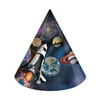 Space Blast Child Size Paper Party Hats,Pack of 8,6 packs