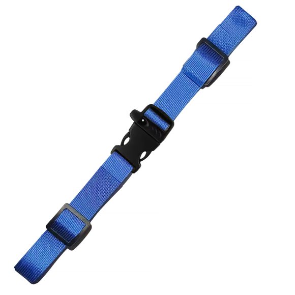 Ikerall Sternum Straps For Backpacks 1-Pack Adjustable Chest Strap With Emergency Whistle Buckle Suitable For Universal Outdoor Fabric Backpack Straps(Blue)