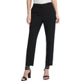 thumbnail image 1 of DKNY Pantalones casuales sólidos para mujer, Negro, 6, 1 of 1