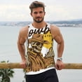 thumbnail image 6 of Fotbe Skull Cowboy Pattern Men's Quick Dry Workout Tank Top Gym Muscle Tee Fitness Bodybuilding Sleeveless T Shirt Breathable Workout Shirt-Small, 6 of 9