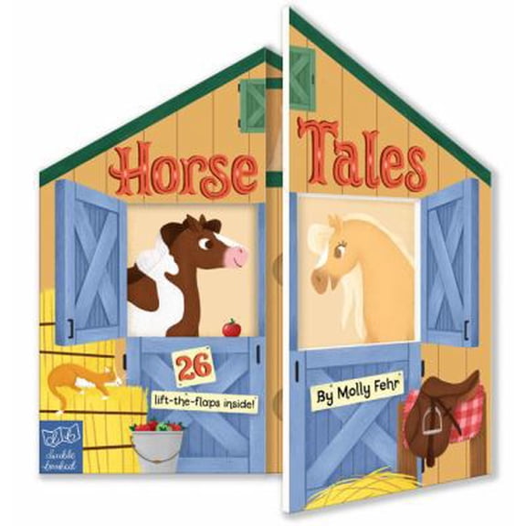 Pre-Owned Horse Tales: Double Booked: 26 Lift-The-Flaps Inside! (Kid's Game Books, Board Book for Toddlers) (Hardcover) 1452170886 9781452170886