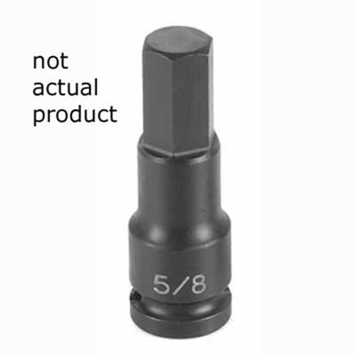 Grey Pneumatic 2916M 1/2" Drive x 16mm Hex Driver