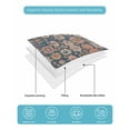 thumbnail image 5 of Blue Twin XL Size Down Alternative Comforter, Lightweight Comforter Quilt Bedding Set with Pillow Shams Ethnic Modern Geometric Abstract Art All Seasons Bed Comforter Duvet Insert 68"x98", 5 of 7