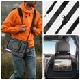 thumbnail image 6 of Case for Samsung Galaxy Tab S10 Lite/S10 FE/S9 FE/S9, 360 Rotating Stand Handle Shoulder Strap Heavy Duty Shockproof Cover, Black, 6 of 7