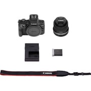 Canon EOS R100 Mirrorless Camera with RF-S18-45mm IS STM Lens, APS-C Sensor, 24.1MP, Entry-Level Creators (International Version)