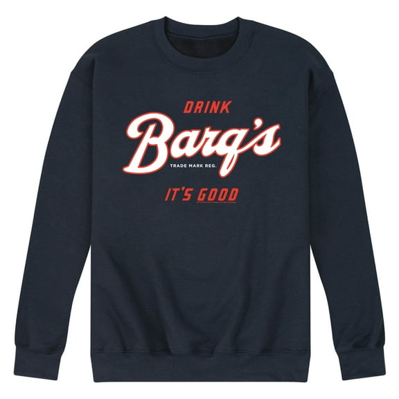 Barq's - Iconic Drinks & Beverages - Original Logo - Men's Crew Neck Fleece Pullover