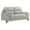 Silver Gray, variant on Lexicon Mischa Leather Match Loveseat in Silver Gray