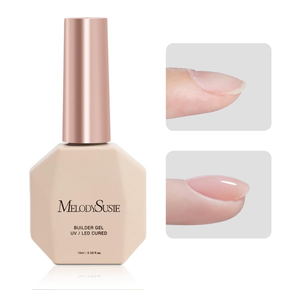 Base de uñas Builder MelodySusie en gel para uñas con efecto UV Soak Off