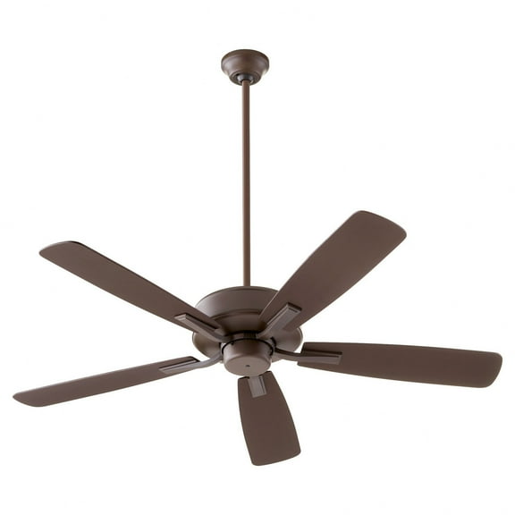 Quorum Lighting - Ovation - 5 Blade Ceiling Fan In Transitional Style-12.5