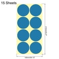 thumbnail image 2 of Color Sticker Round Label 50mm for Office Marker Blue Pack of 120, 2 of 6